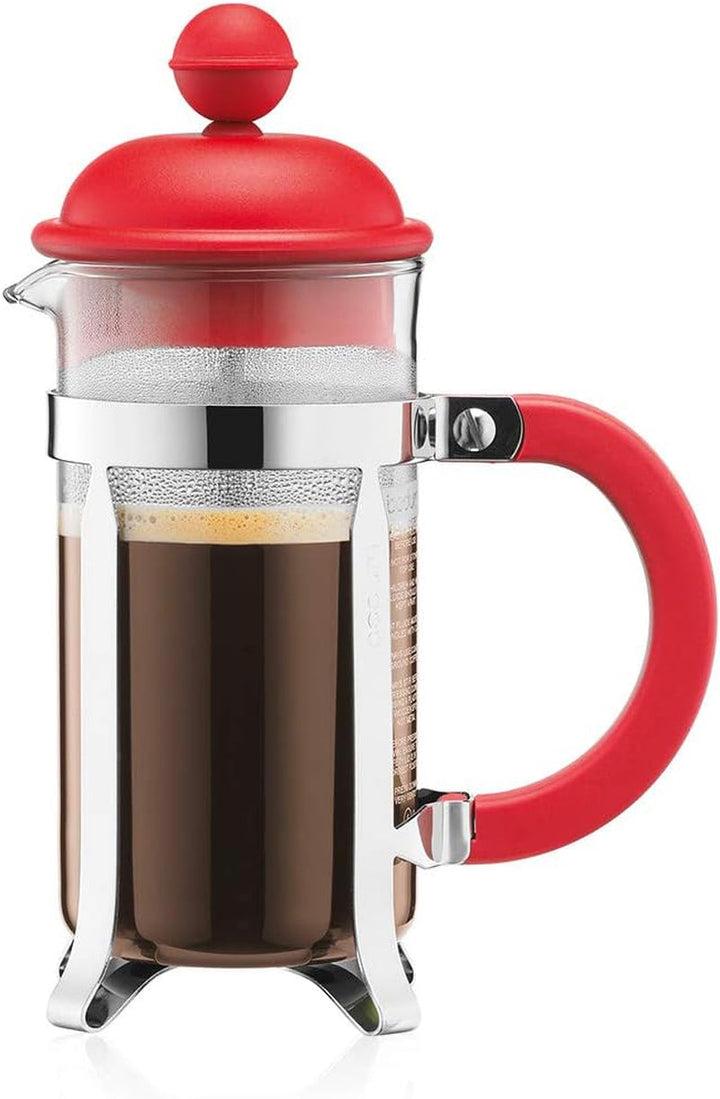 Bodum 1913-01 Cafetieră CAFFETTIERA (sistem French Press, filtru permanent din oțel inoxidabil, 0,35 litri) Negru