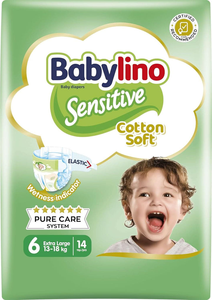 Babylino Sensitive, Scutece delicate pentru copii, diverse marimi