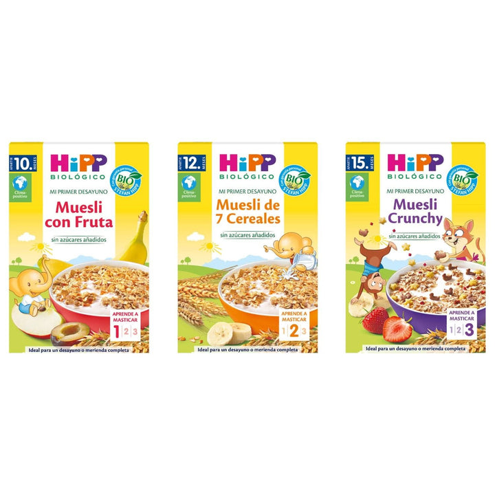 Muesli de fructe ecologic Hipp, pachet de 6 x 200 grame