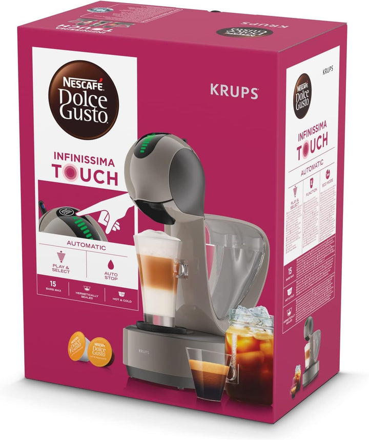 NESCAFÉ DOLCE GUSTO INFINISSIMA TOUCH by KRUPS Taupe Aparat automat pentru capsule de cafea