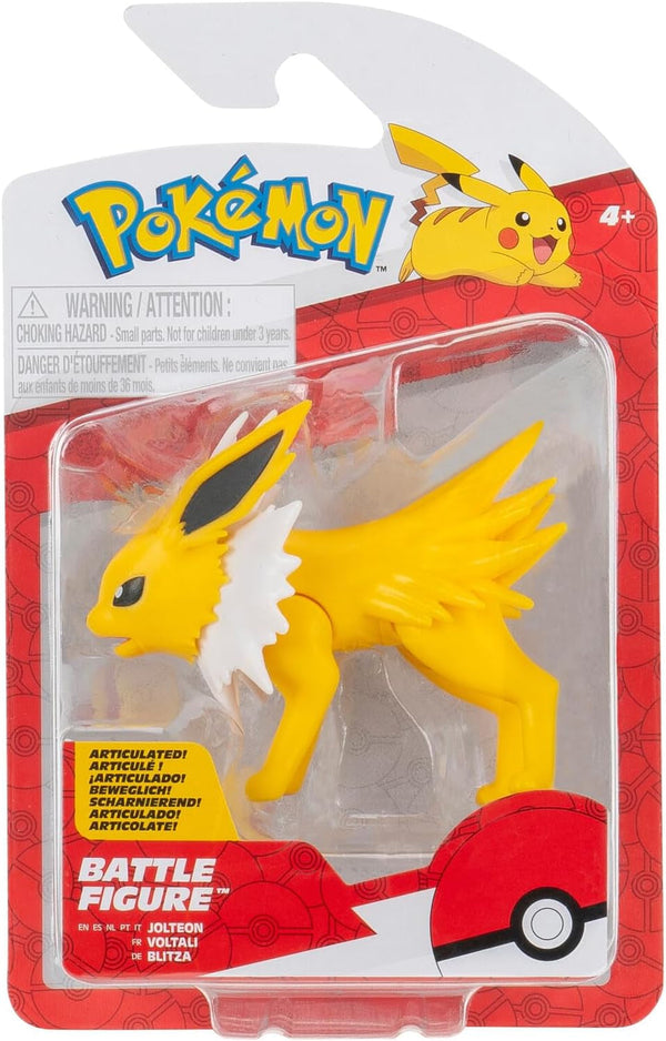 Pokémon PKW3574 - Battle Figure Pack - Blitza, Figura detaliată oficială, 7,5 cm