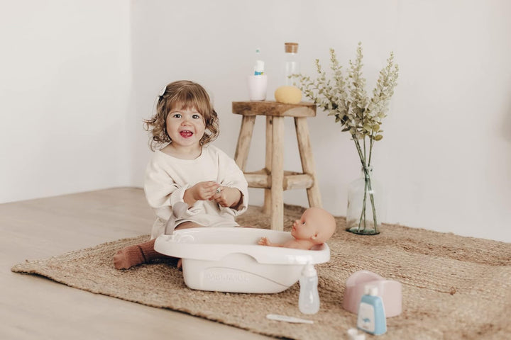 Smoby - Cadă pentru păpuși Baby Nurse - Cadă pentru păpuși cu biberon și o mulțime de accesorii, accesorii pentru păpuși până la 42 cm, pentru copii de la 3 ani, 220366