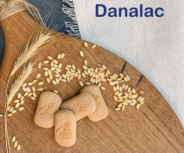 Danalac Babykekse Kakao, 120 G Snacks Und Nahrung Für Kleinkinder Ab 6 Monaten Mit Kalzium, Eisen Und Vitaminen