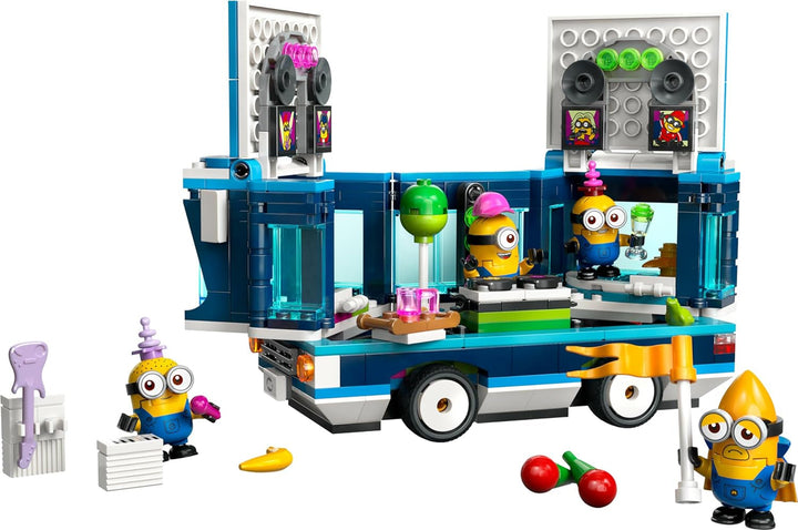 LEGO I - Simply Incorrigible 4 Minioni și autobuzul de petrecere, set de joacă pentru I - Simply Incorrigible 4, jucărie pentru copii, cadou creativ Minioni pentru băieți și fete de la 7 ani 75581