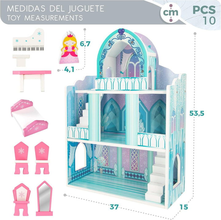 Colorbaby WOOMAX 49314 - Încuietoare din lemn 37 X 15 X 53,5 Cm +3A