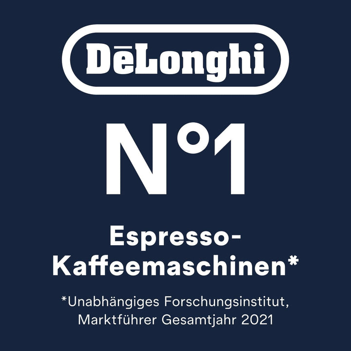 De'Longhi Magnifica Start ECAM222.60.BG, Mașină de cafea complet automată cu sistem de lapte latte crema pentru cappuccino automat, 4 butoane de selecție directă, panou de control soft-touch, funcție "X2", 1450W, negru/gri