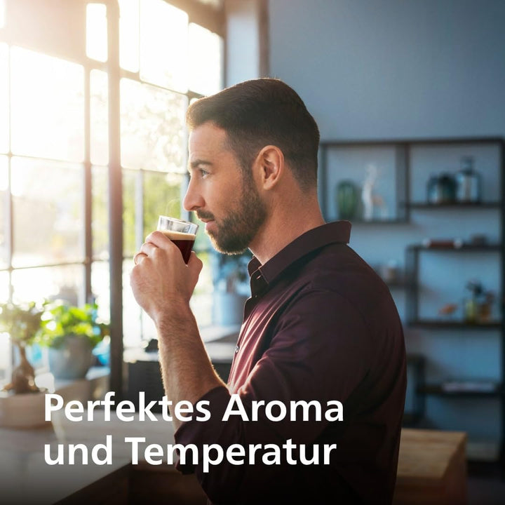 Aparat de cafea Philips seria 5400 - Bucură-te de 12 băuturi, Lattego cu curățare rapidă, Afișaj Tft intuitiv, Setări de cafea personalizabile, Design de bucătărie premium (EP5441/50)
