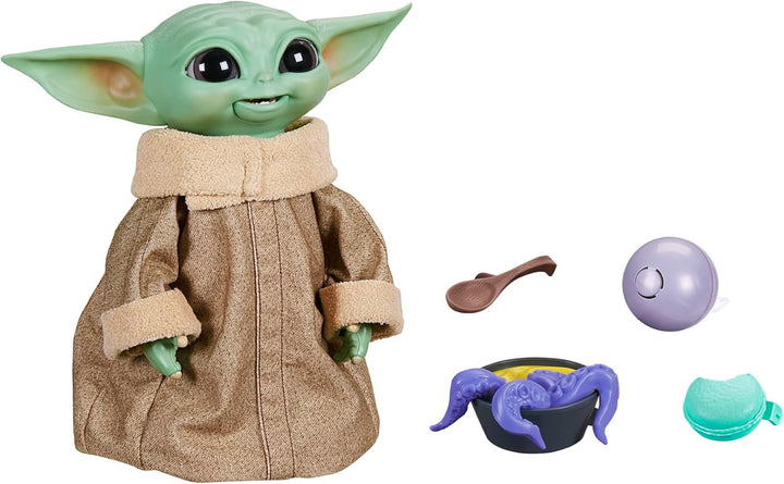 Star Wars Hasbro Gaming the Child Electronic Edition cu peste 25 de combinații de sunet și mișcare, jucăria Mandalorian