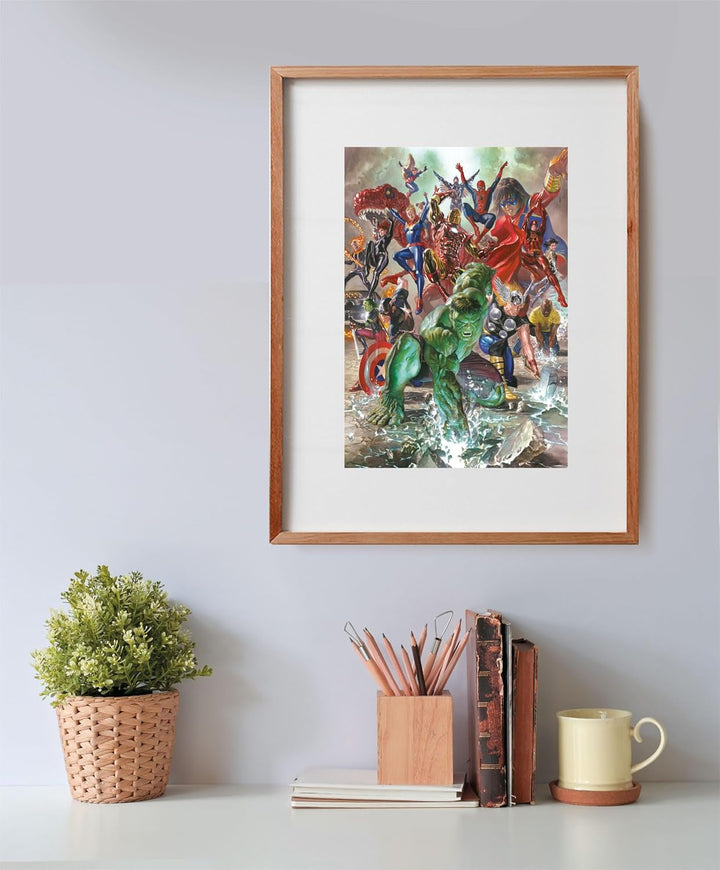 Clementoni Marvel Puzzle 500 Piese Adulți - Puzzle Adulți în 49 X 36 Cm - Puzzle Adulți Provocator De la Clementoni 35546