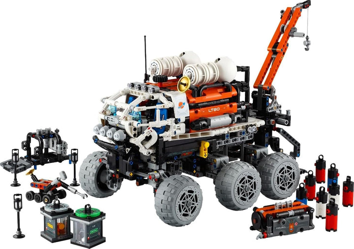 LEGO Technic Mars Exploration Rover, jucărie spațială, bazată pe nave spațiale NASA, set de construcție spațială, jucărie pentru copii, cadou pentru băieți și fete cu vârsta de 11+ 42180