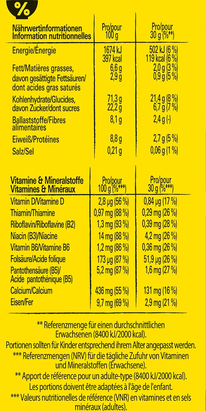 NESTLÉ  Duo Cereals, Braune Und Weiße Schoko Cerealien Mit Vollkorn (1 X 325 G)