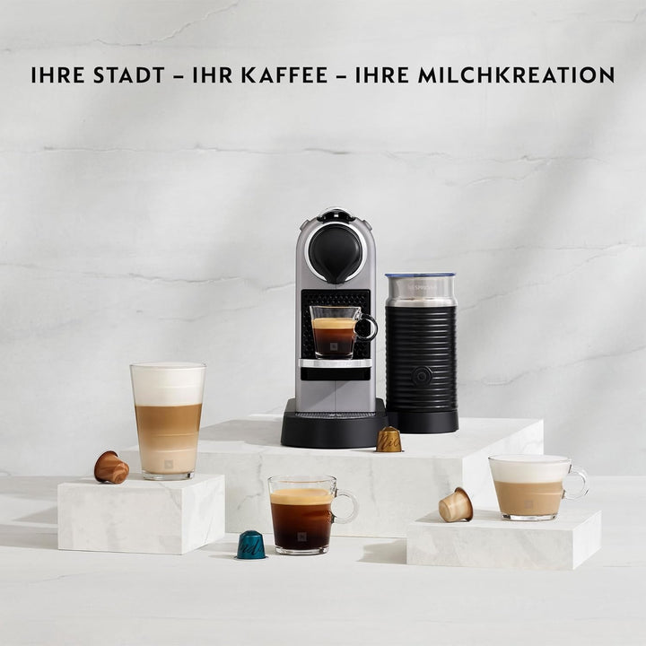 Nespresso Krups XN7615 Citiz&Milk mașină de capsule de cafea | 1260W | capacitatea rezervorului de apă 1L | presiunea pompei 19 bar | culoare roșu