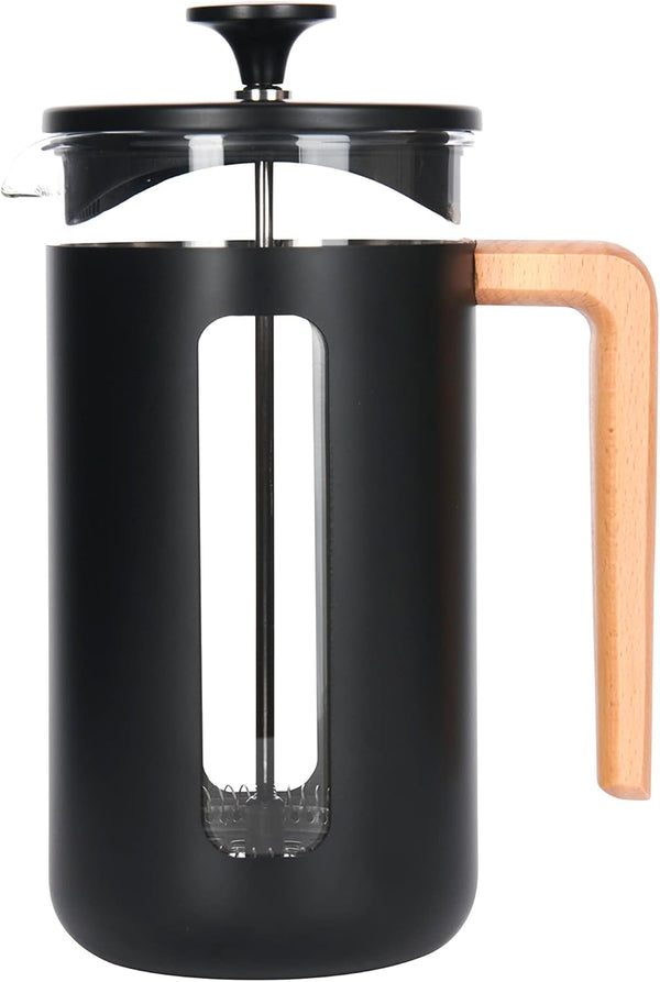 La Cafetière Pisa filtru de cafea din oțel inoxidabil, 8 cești, negru, în cutie cadou