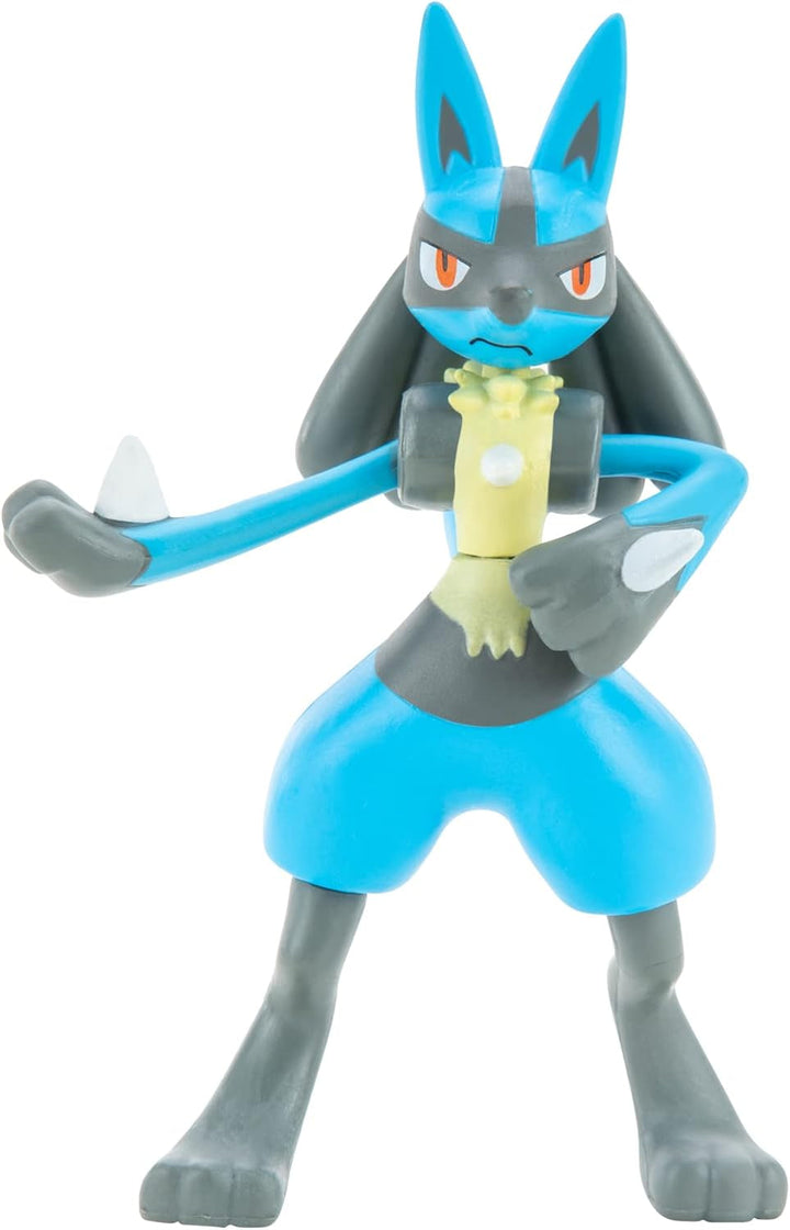 Pokemon Figura Set 8 Pack - 5-11 Cm Figura - Garchomp, Pikachu, Eevee, Lucario, Riolu, Munchlax, Glaceon & Leafeon - New 2023 - Official Toy