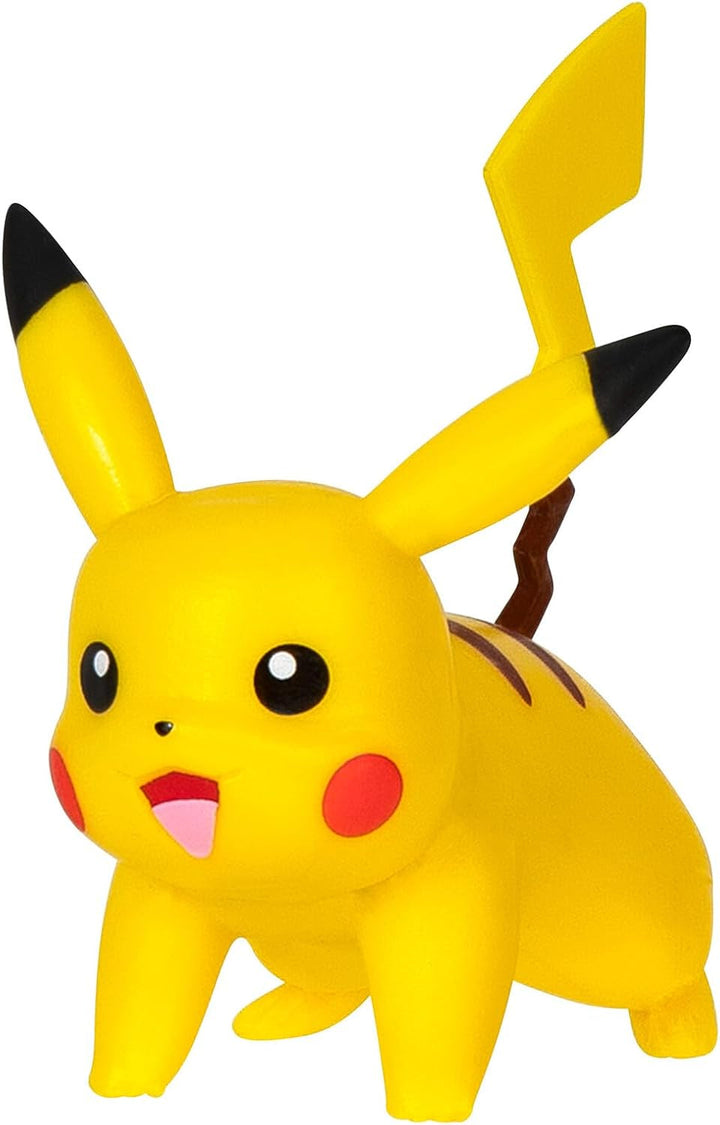 Pokémon PKW3459 - Battle Figure Pack - Glurak & Pikachu, Glurak mobil cu Pikachu
