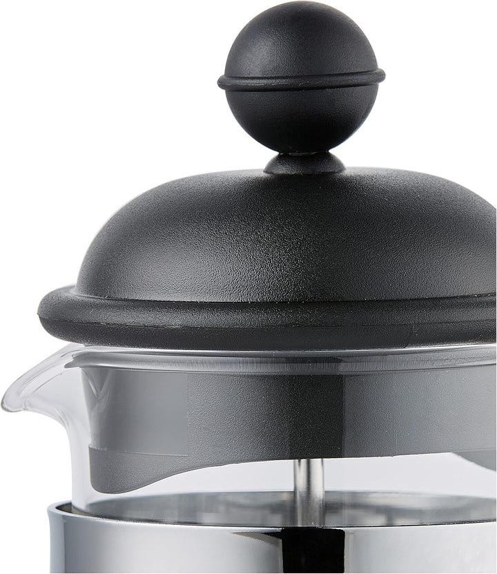 Bodum 1913-01 Cafetieră CAFFETTIERA (sistem French Press, filtru permanent din oțel inoxidabil, 0,35 litri) Negru