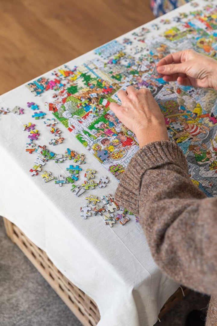 Târgul magicienilor, puzzle jigsaw 1000 piese adulți