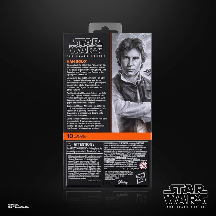 Star Wars Seria Neagră Han Solo, Star Wars: O speranță Figură de acțiune premium de colecționat (15 cm)