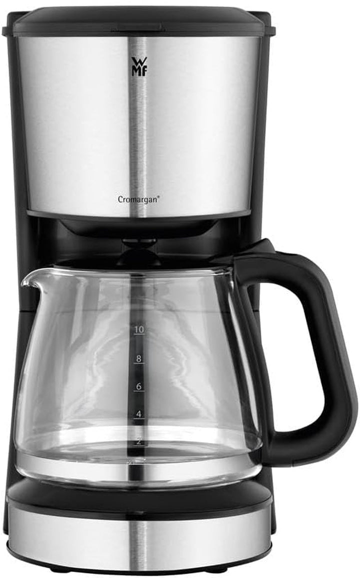 WMF Bueno filtru de cafea Cu ulcior de sticlă, filtru de cafea, 10 cești, buton start/stop, opritor de picurare, filtru pivotant, oprire automată, placă de încălzire, 1000W