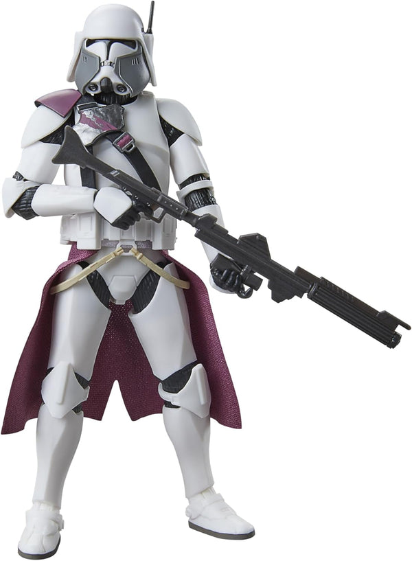 Star Wars seria neagră Clone Commander Bacara, Star Wars: Ahsoka Premium figurină de colecție (15 cm)