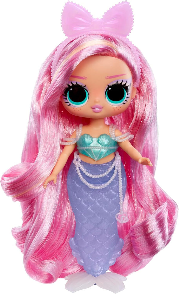L.O.L. Surprise! Tweens - Sirena Lola Waves - păpușă la modă cu coadă care își schimbă culoarea, aripioară mobilă și accesorii frumoase - jucărie pentru copii și colecționari de la 4 ani