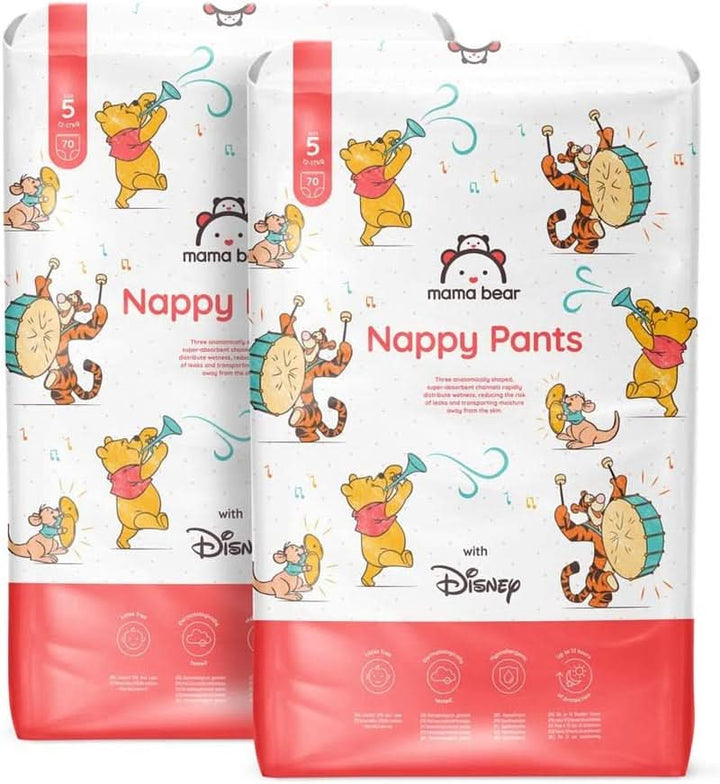 Scutece Mama Bear Disney, mărimea 5 (12-17 kg), alb, 70 bucăți