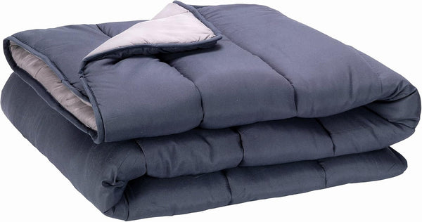 Pikolin Home - Plapumă reversibilă 300 G - Umplutură nordică bicoloră - Pentru pat 105 - Cosy, cald, respirabil, galben muștar, 180 X 260 Cm