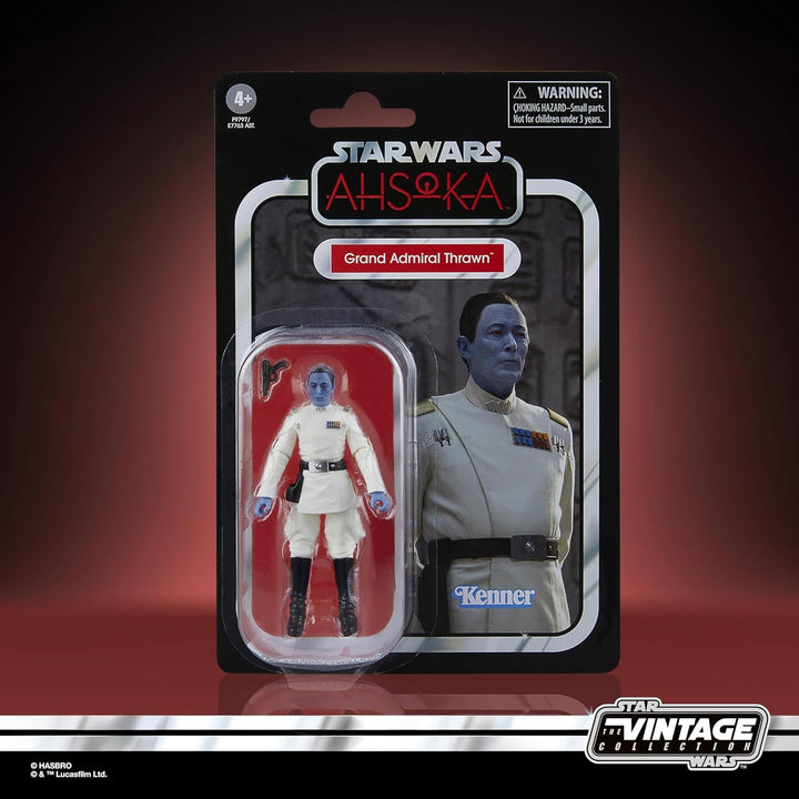 Star Wars Colecția Vintage Grand Admiral Thrawn, Star Wars: Ahsoka Figura de acțiune de colecționat (scară de 9,5 cm)