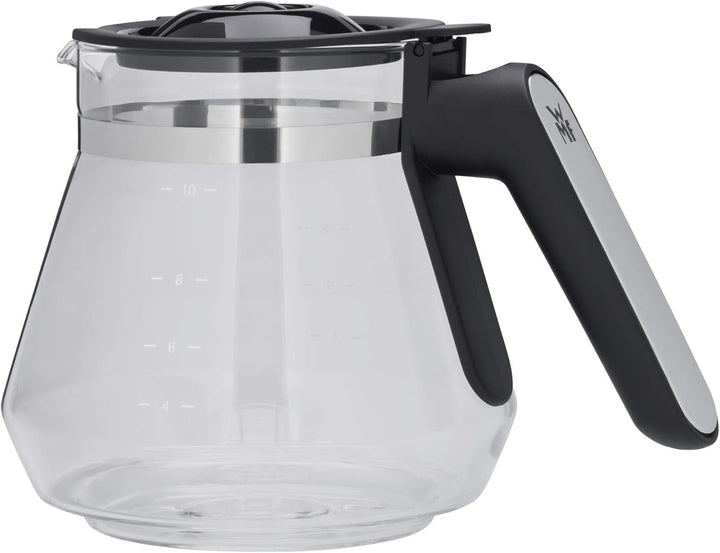 WMF Lumero filtru de cafea cu ulcior de sticlă, filtru de cafea, 10 cești, funcție de temporizare, placă de încălzire, filtru de cafea cu rezervor de apă detașabil, oprire automată, 1000 W