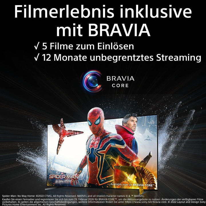 Sony BRAVIA, KD-43X80L, 43 Zoll Fernseher, LED, 4K HDR, Google TV, Smart TV, Works with Alexa, BRAVIA CORE, TRILUMINOS PRO, HDMI 2.1, Gaming-Menü Mit ALLM