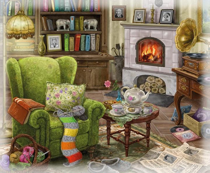 Ravensburger EXIT Puzzle - The Ghostly Manor House - 6X puzzle de 99 de piese pentru adulți și copii iubitori de puzzle cu vârsta de 10 ani și peste