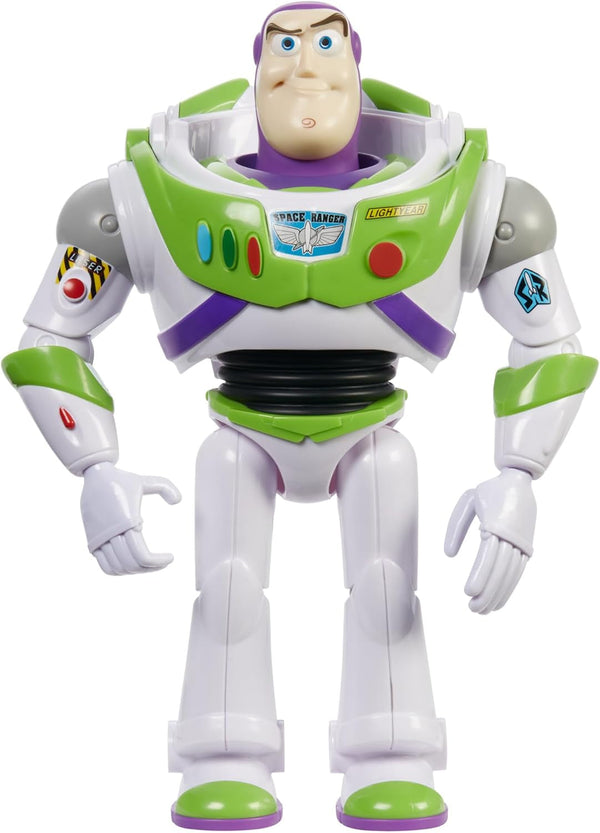 Mattel Big Disney Pixar Buzz Lightyear Action Figure, Aprox. 31 cm, Super Movable, Detailed Collectible Figure From The Toy Story Space Movie, Ages 3+ HFY27