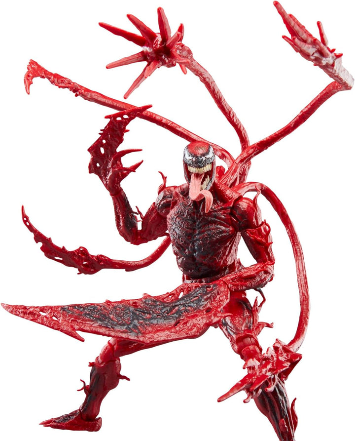 Marvel Legends Series Carnage, figurină de acțiune de lux de colecționat pentru Venom: Let There Be Carnage, 15 cm, roșu