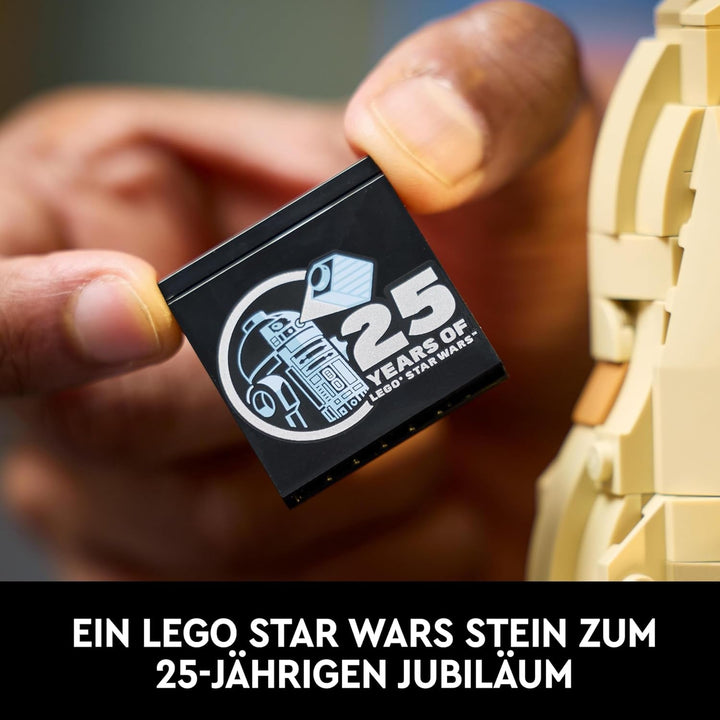 LEGO Star Wars Pod Race in Mos Espa - Diorama, Set pentru adulți, Kit model Amenințarea întunecată, include Podracerul lui Anakin Skywalker, piesă de colecție, cadouri pentru bărbați și femei 75380