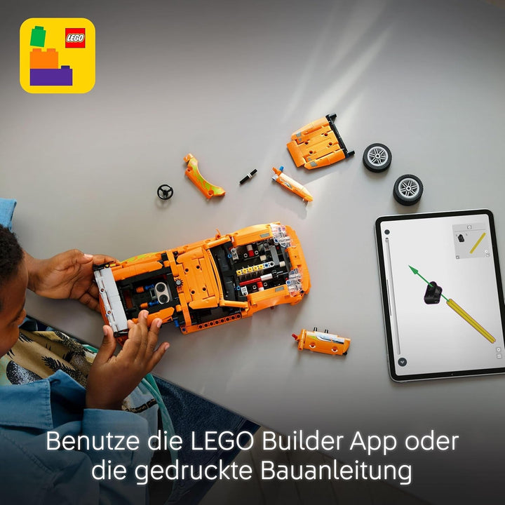 LEGO Technic Fast and Furious Toyota Supra MK4 - Mașină de jucărie - Cu motor cu 6 cilindri și uși care se deschid - Set de modele pentru băieți și fete de peste 9 ani - Idee de cadou pentru ziua de naștere 42204