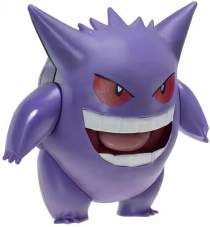 Pokémon PKW0359 - Battle Feature Figure - Gengar, figură mobilă oficială, 11,5 cm