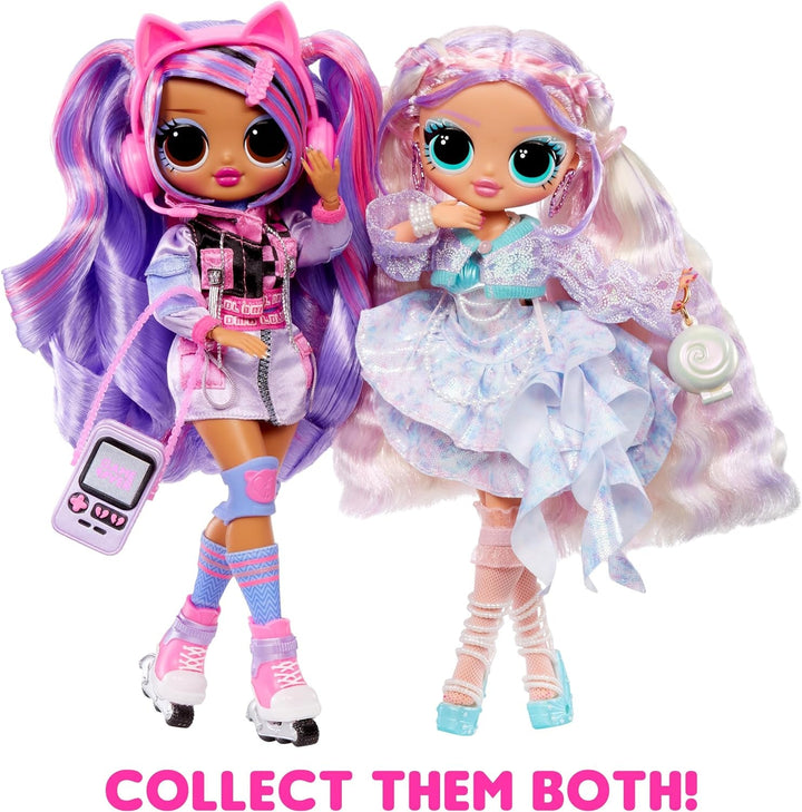 L.O.L. Surpriză! OMG Fashion Doll Pearla cu 15 surprize - păpușă cu modă și accesorii în stil sirenă - pentru copii de la 4 ani