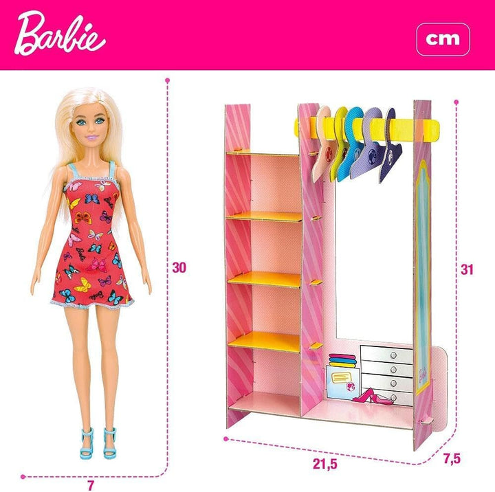 Lisciani 76918 Barbie Fashion Boutique cu păpușă