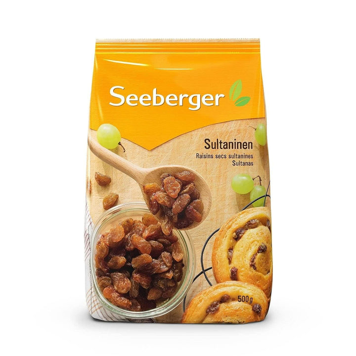 Seeberger Sultanas: Stafide Sultana ușoare, dulci și fructate din Turcia, pachet 13 x 200 grame