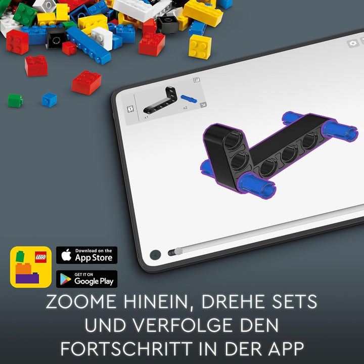 Mașină de curse LEGO Technic NEOM Mclaren Formula E, jucărie cu mașină de curse pentru copii de la 9 ani, băieți și fete, kit de mașină model, decor pentru camera copiilor, idee de cadou pentru ziua de naștere 42169