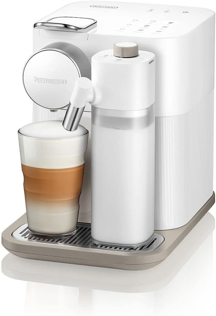 Nespresso De'Longhi EN640.W Gran Lattissima Mașină de cafea cu capsule cu sistem automat de lapte, presiune de 19 bar, 1400W, alb