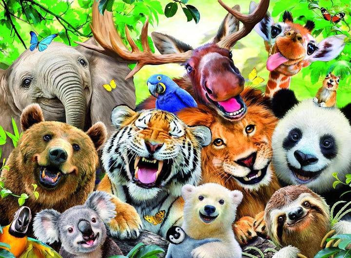 Ravensburger puzzle pentru copii - 13354 Te rog zâmbește! - Puzzle jigsaw de 300 de piese pentru copii începând cu vârsta de 9 ani