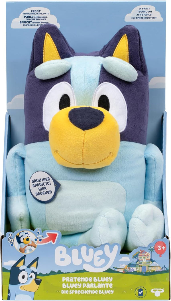 Jucărie de pluș Bluey cu efecte sonore, jucărie de pluș funcțională, jucărie de pluș interactivă, jucărie de pluș vorbitoare, jucărie de pluș (33 cm)