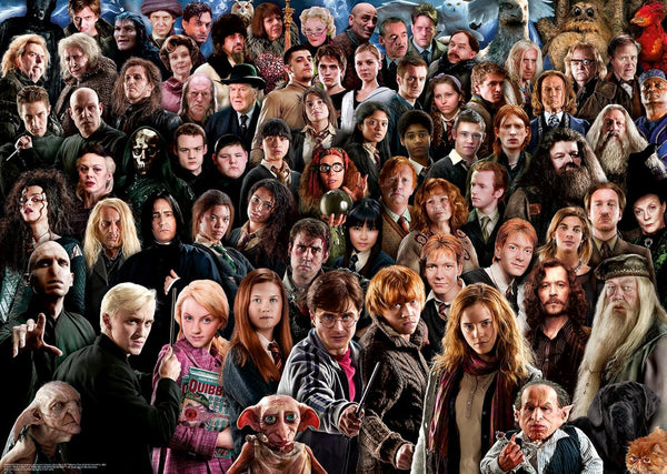 Ravensburger Puzzle 1000 piese Harry Potter 12000457 - Peste 70 de personaje din lumea vrăjitoare de la Hogwarts într-un singur puzzle pentru adulți și copii de la 14 ani încoace