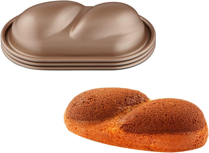 Tefal Creabake Muffins Creabake Backformen, 7,5 Cm, Antihaftbeschichtung, Stapelbares System, Kreative Rezepte Für Süßigkeiten Und Salate, Einfaches Backen, Eisenfarben