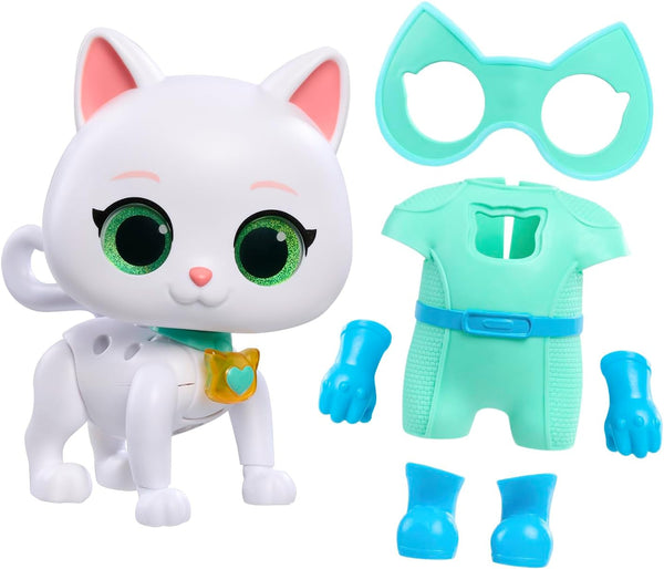 Just Play Disney Junior Superkitties, 20 Cm Big Cat Strong Transformable Bitsy, 9 piese, jucărie pentru copii de la 3 ani