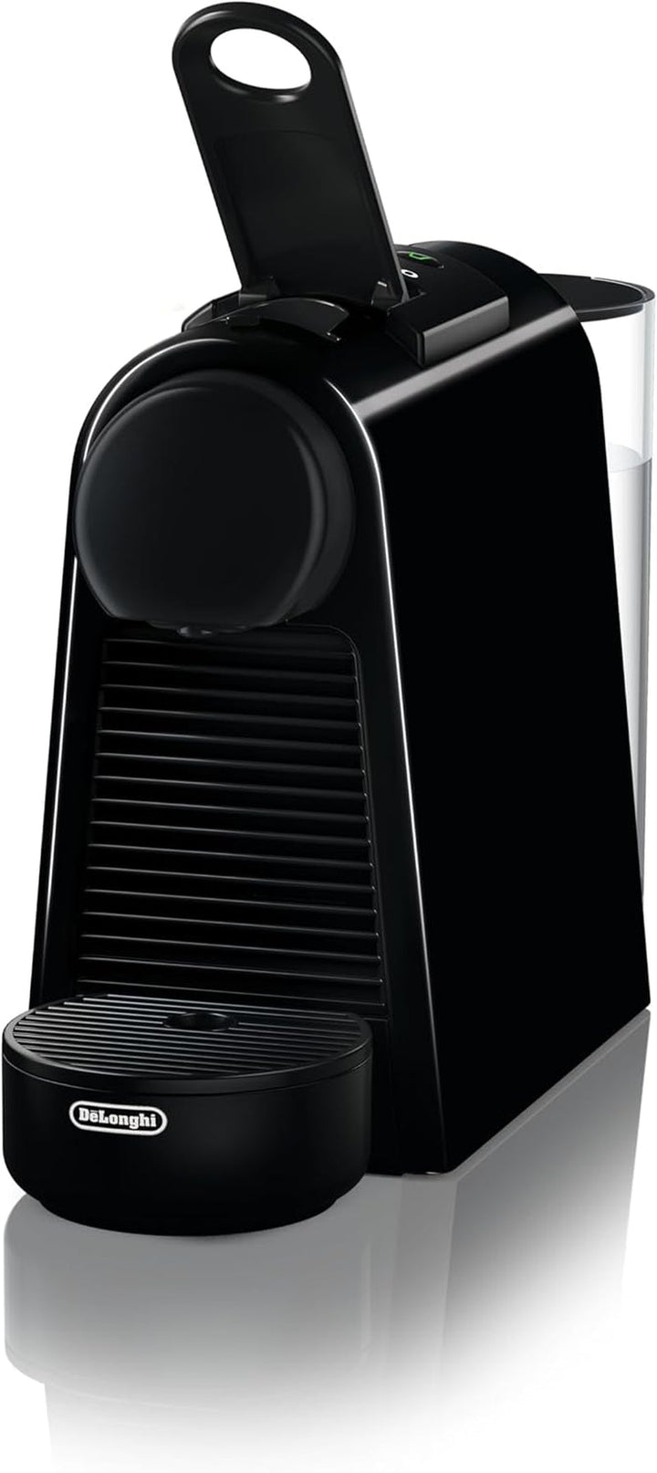 Nespresso De'Longhi Essenza Mini EN 85.B Mașină de cafea cu capsule Set de bun venit cu capsule cu arome diferite 19 Bar presiune pompă, economie de spațiu, 1370W, 0.6Ml, 32.5 X 11 X 20.5 Cm, negru