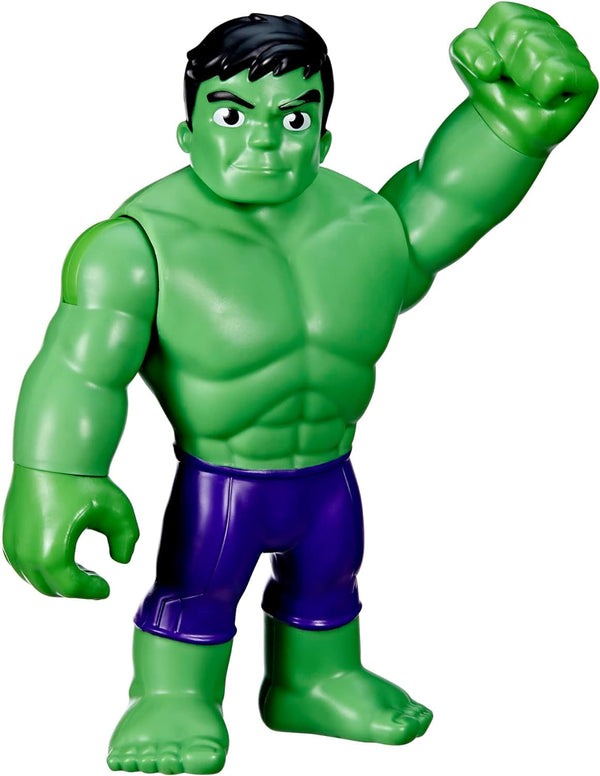 Marvel Spidey și prietenii săi uimitori și prietenii săi extraordinari, figură uriașă de erou, 22 cm, Hulk, jucărie pentru copii de la 3 ani, mărime unică