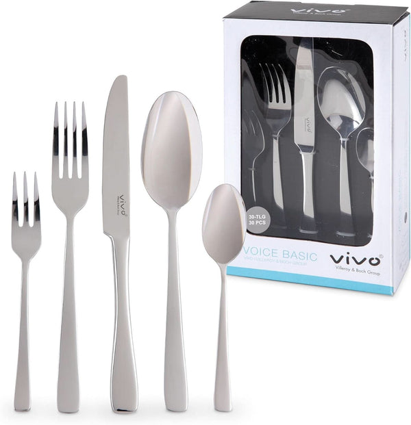 Vivo by Villeroy & Boch - Set tacâmuri Voice Basic 30 piese pentru 6 persoane