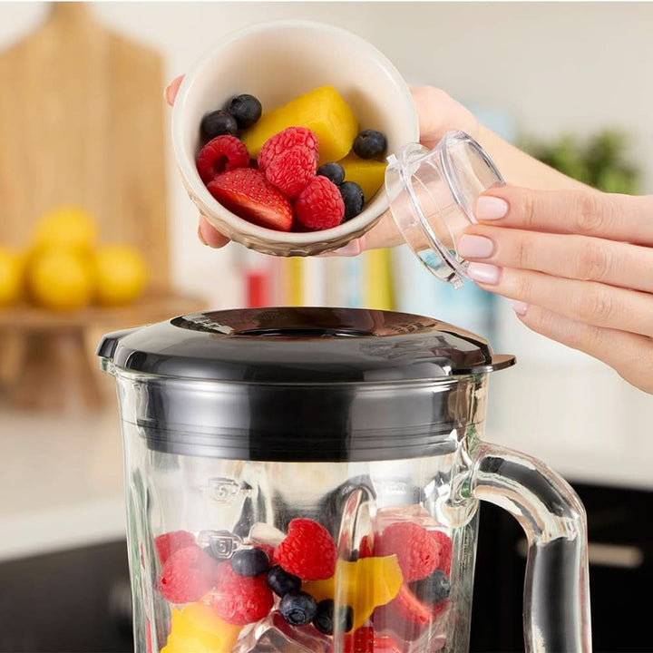 Russell Hobbs Standmixer [Smoothie Maker] Mixer (Blender, 1,5L Glasbehälter, 2 Stufen Und Pulse-Funktion, Bpa-Frei, Edelstahlmesser, 850 Watt Hochstleistung) Matte Charcoal 27121-56